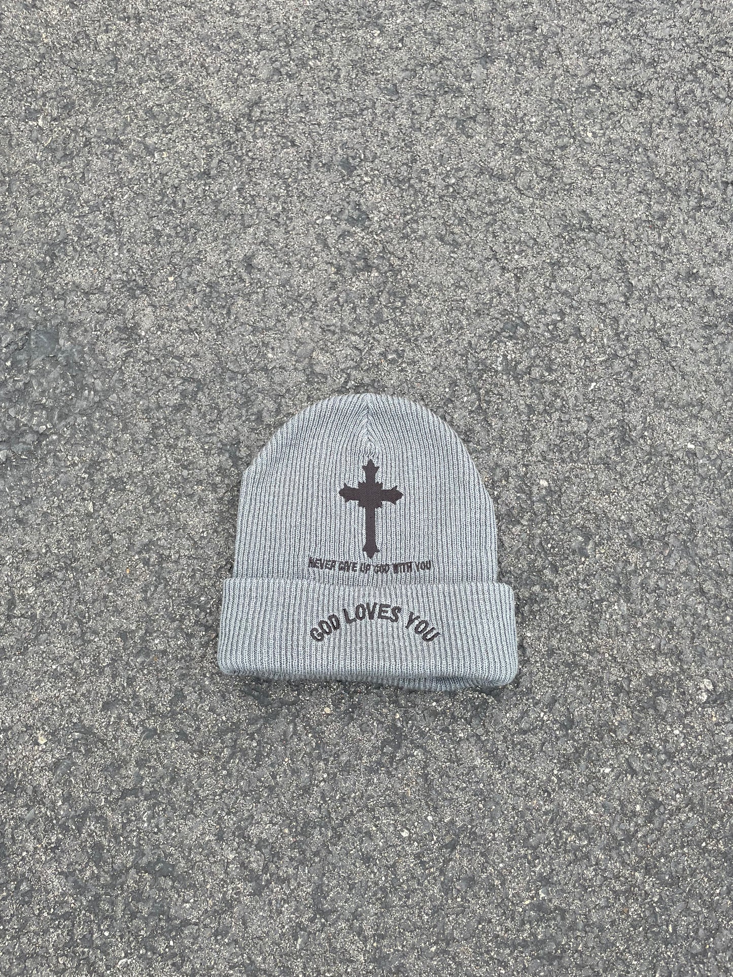 "GOD LOVES YOU" beanie