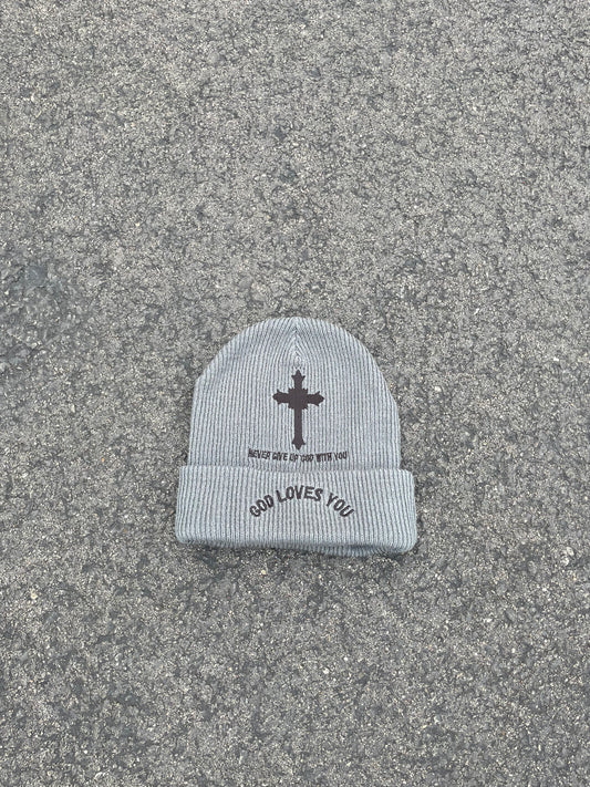 "GOD LOVES YOU" beanie