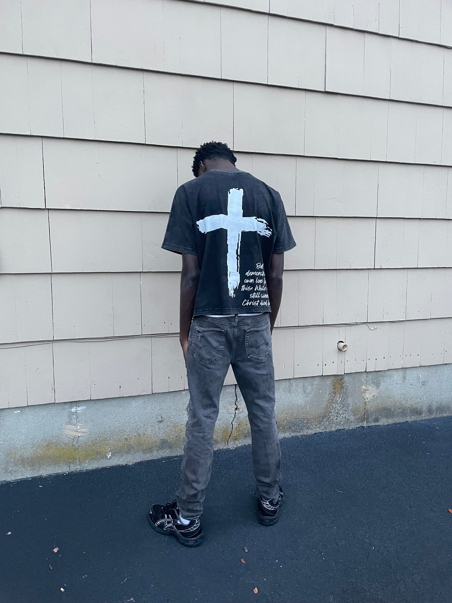 "JESUS DIED FOR MY SINS" Box Tee