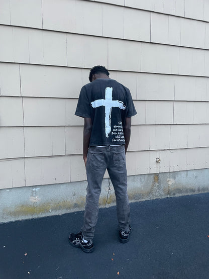 "JESUS DIED FOR MY SINS" Box Tee